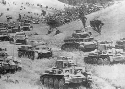 德军发动“闪电战”进入荷兰比利时(todayonhistory.com)