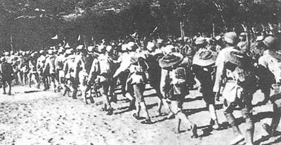 八路军在晋西北粉碎日伪“扫荡”(todayonhistory.com)