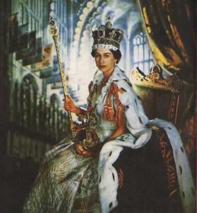 英国女王伊丽莎白二世加冕(todayonhistory.com)