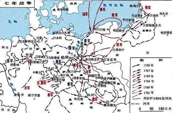 英法“七年战争”爆发(todayonhistory.com)
