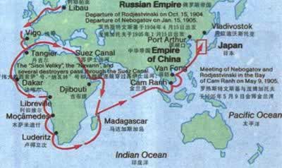 俄军对马岛海域遭到惨重损失(todayonhistory.com)