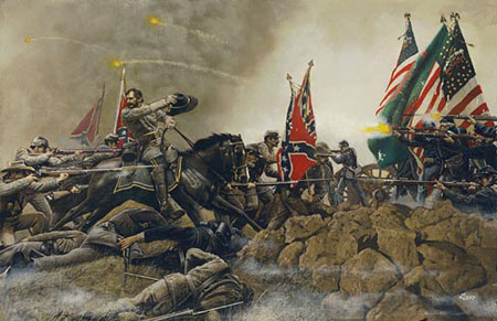 美国南北战争中的葛底斯堡战役进入关键性的一天(TodayOnHistory.com)