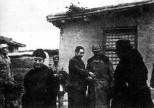 毛泽东会见傅作义，傅作义部被编入解放军（todayonhistory.com）