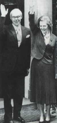 撒切尔夫人成为第一个英国女首相(todayonhistory.com)